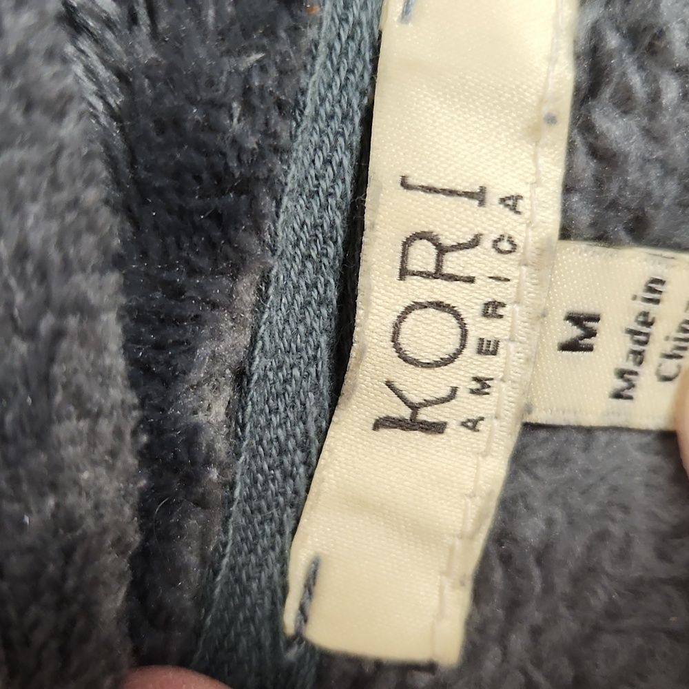 Kori America Gray Soft Fleece Sweater M - Picture 8 of 11